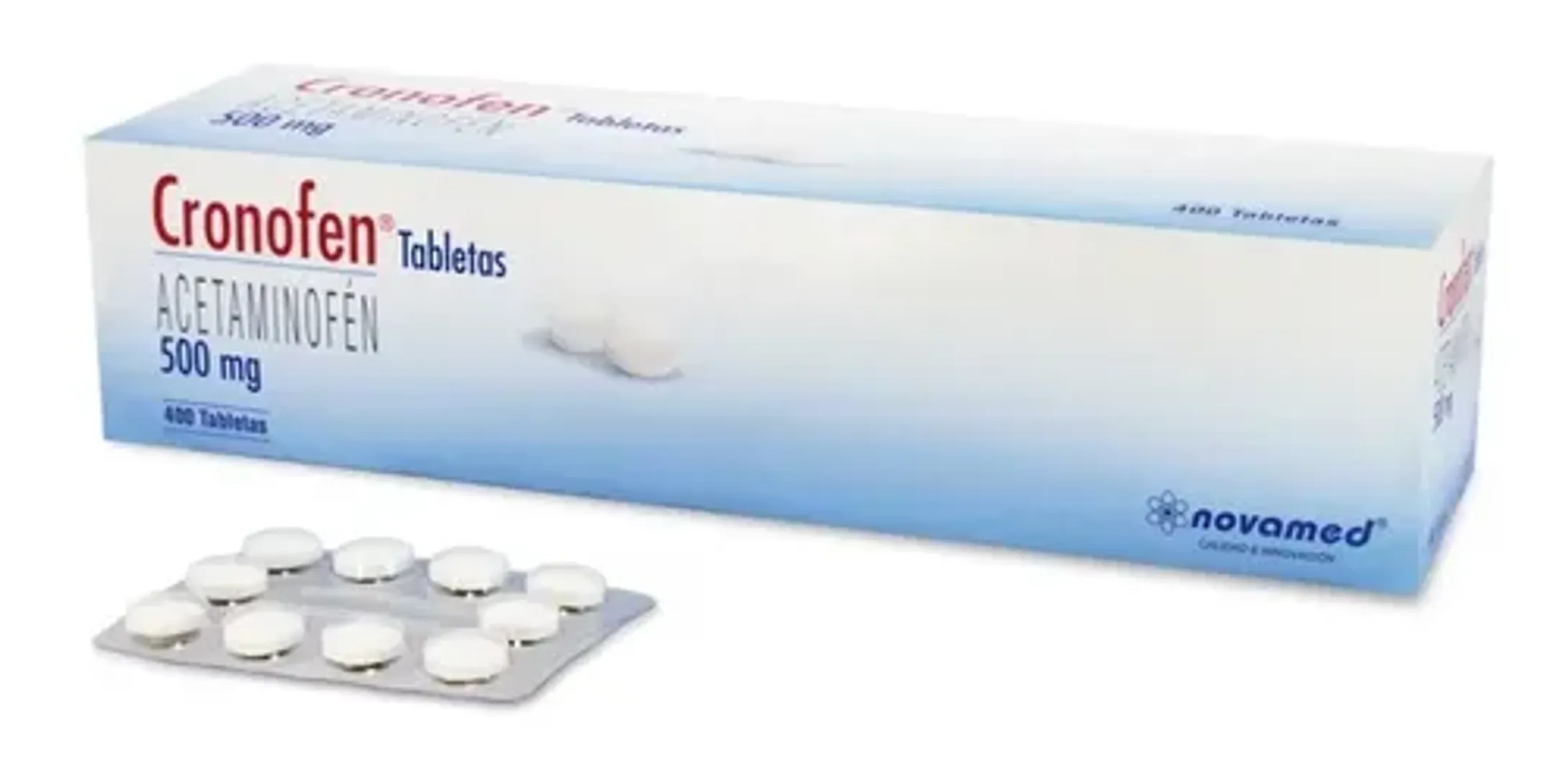 CRONOFEN 500MG (ACETAMINOFEN) DIS X 400 TAB