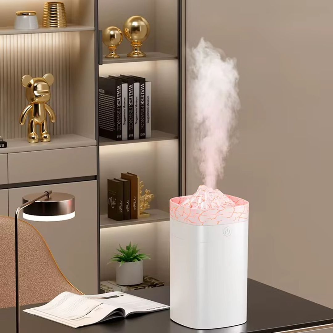 Humidificador volcán led 