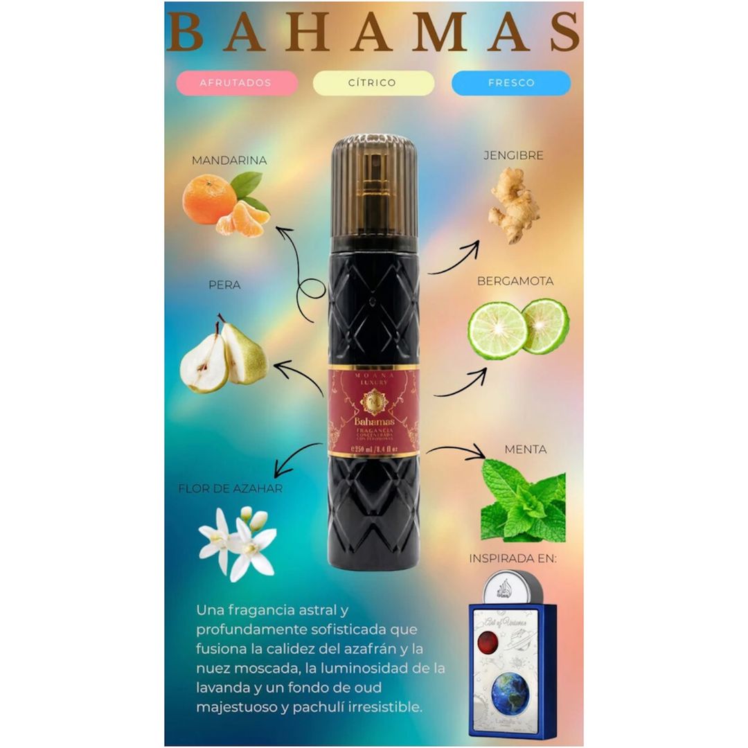 PERFUME UNISEX CON FEROMONAS MOANA LUXURY 250ml