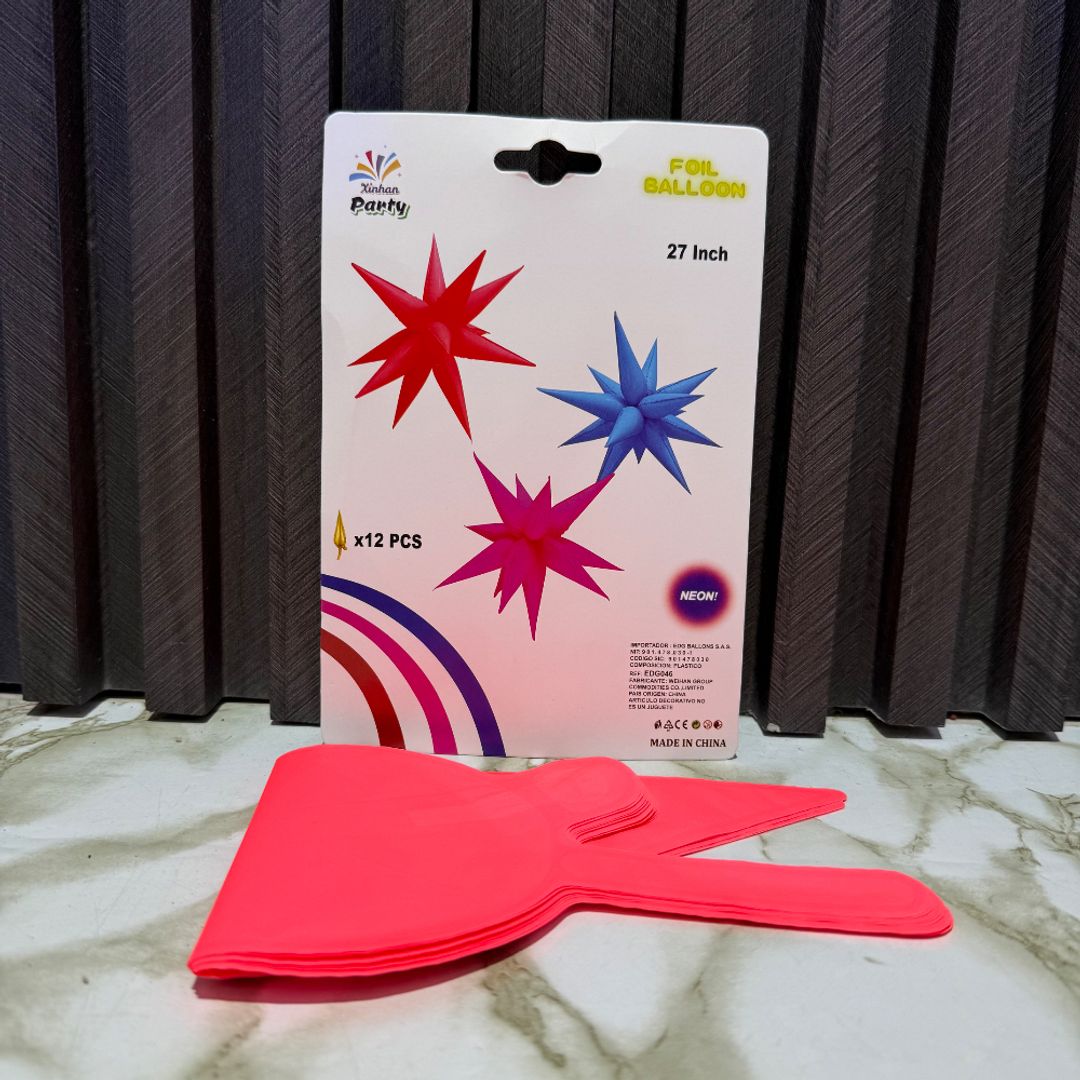 ESTRELLA 3D NEON SURTIDA 