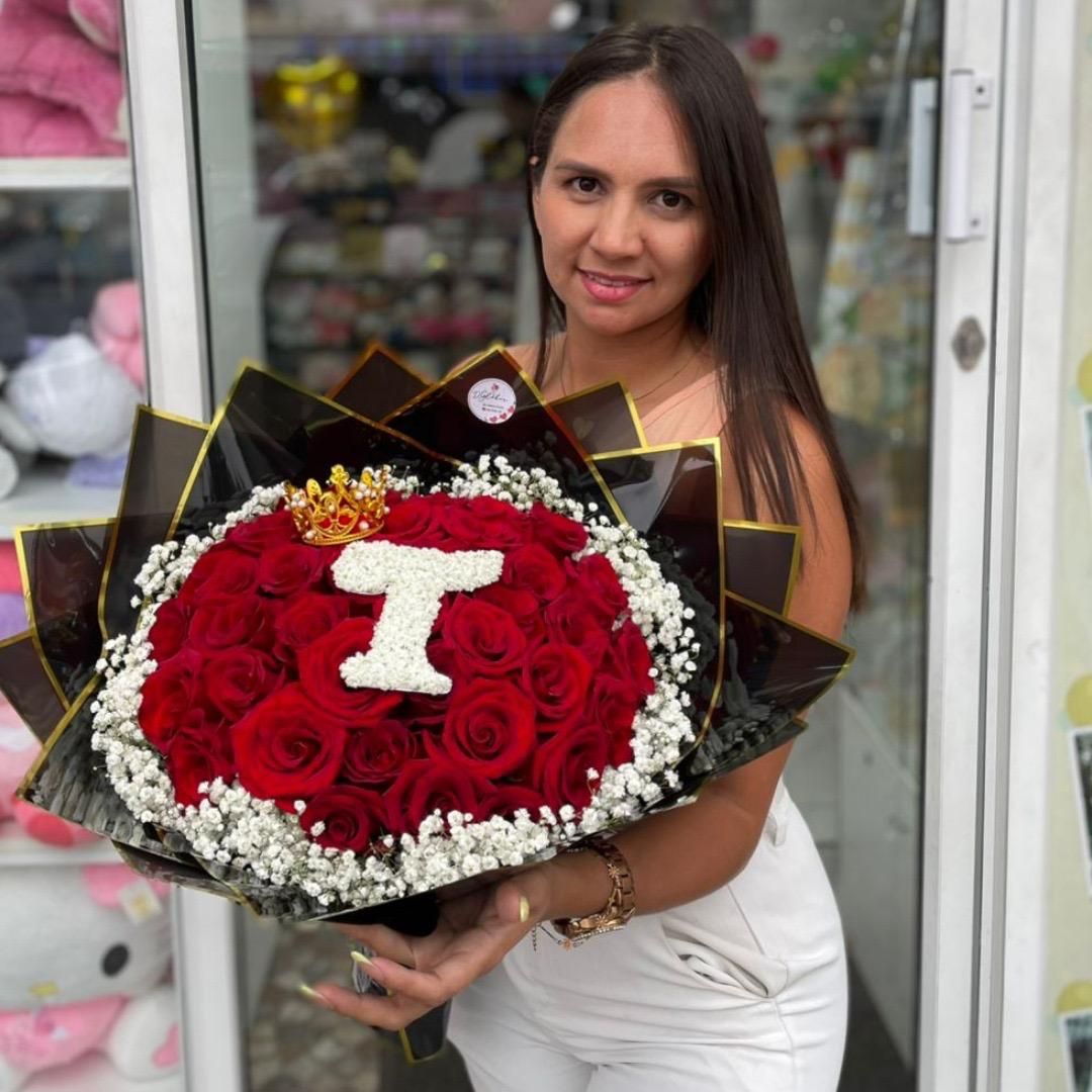 24 rosas con letra 