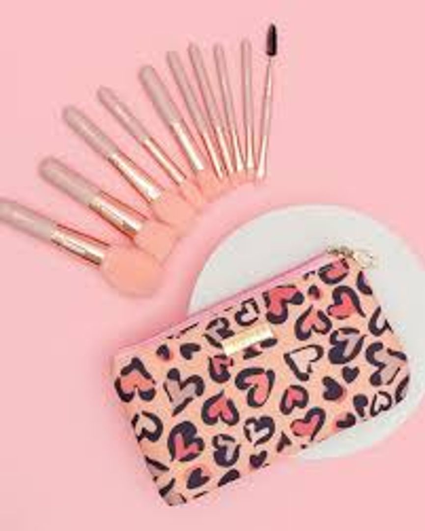 Kit Brochas Mini Rosado Ref KM10