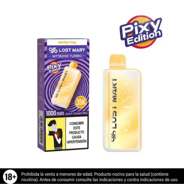 Imagen del producto Vape Lost Mary White Pixy 35.000 Puffs Mt Turbo
