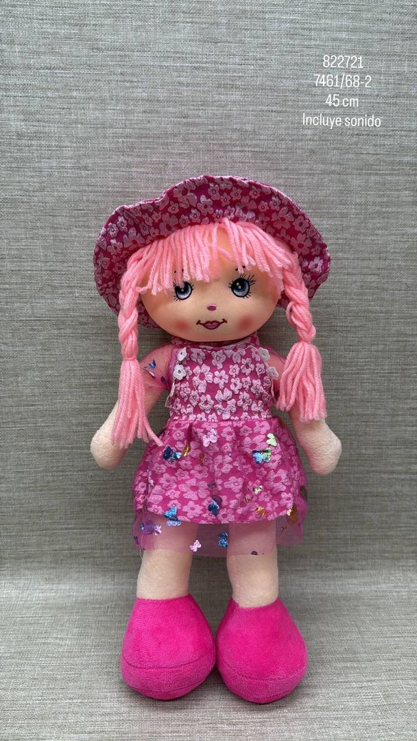 MUÑECA DE TRAPO SURTIDA 45 CM