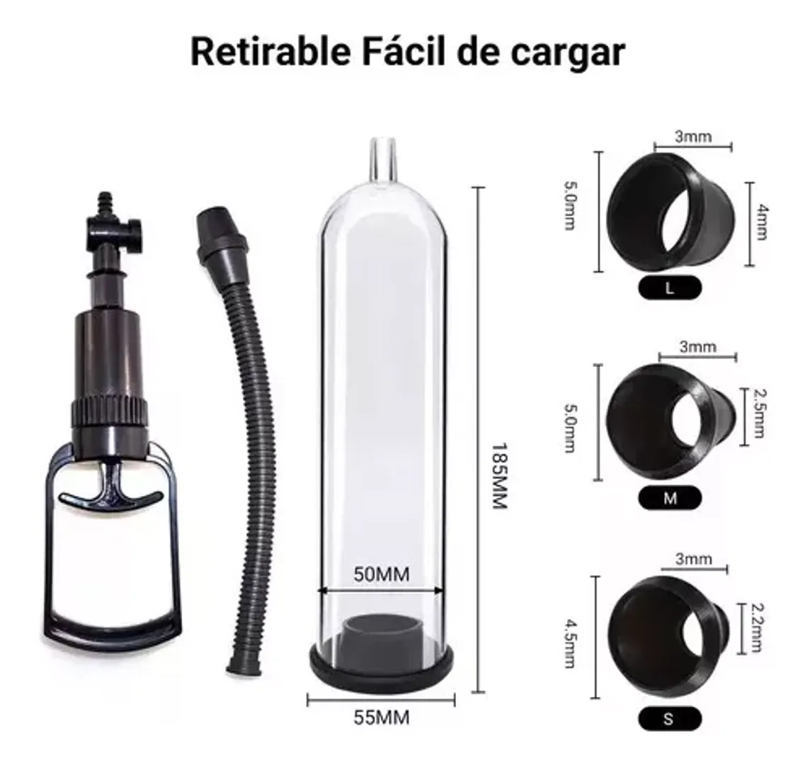 BOMBA AGRANDADORA DE PENE PEQUEÑA CON VAGINA