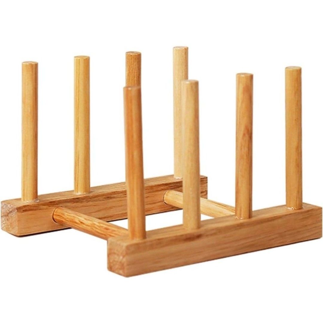 Estante en bambú para platos 