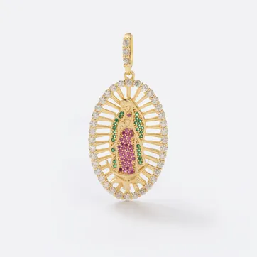 D Virgen Guadalupe Swarovski - imagen 1