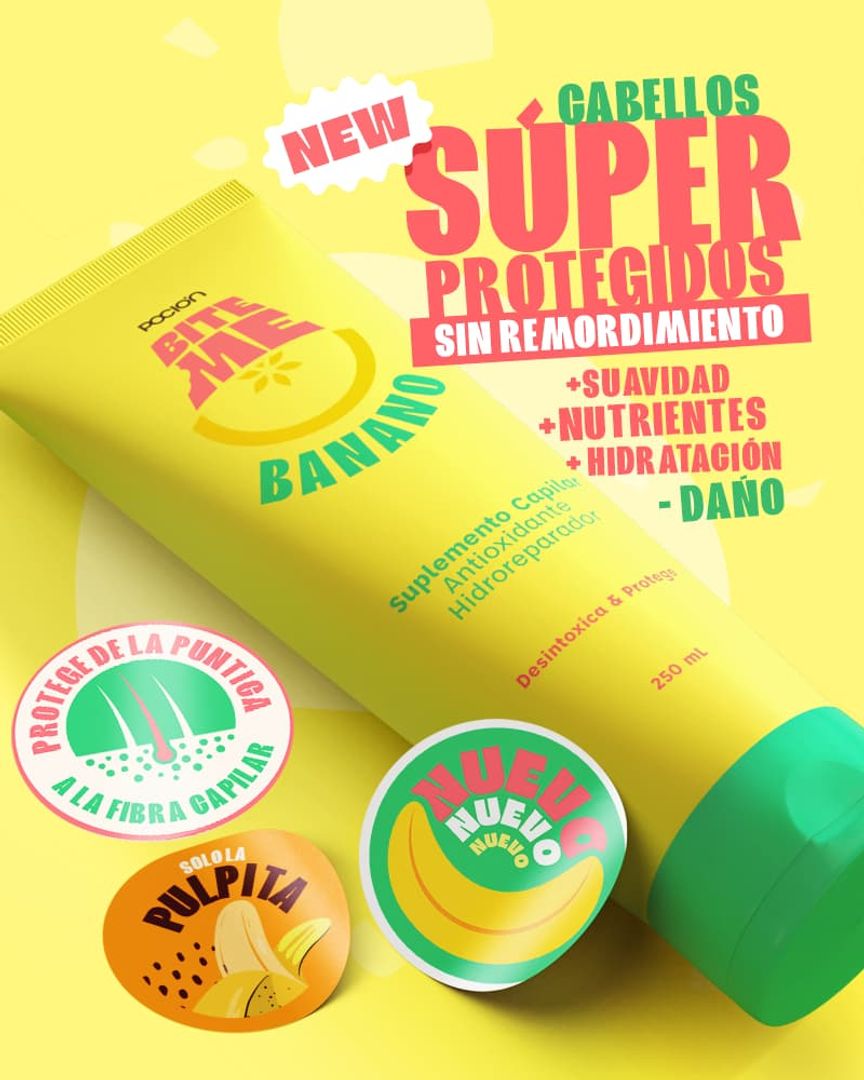 Biteme Tratamiento Capilar banano 