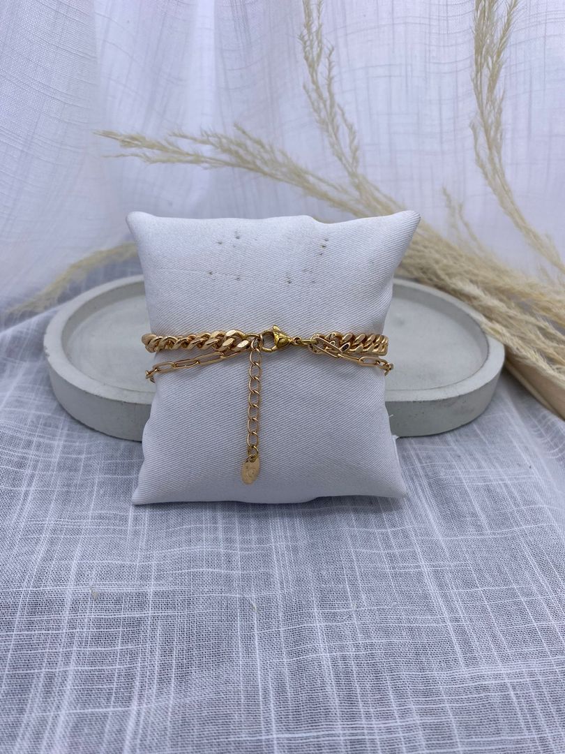 Pulsera, oro rosa, covergold 