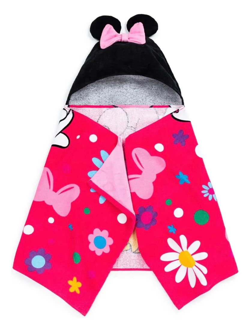 TOALLA CON CAPUCHA DE MINNIE MOUSE