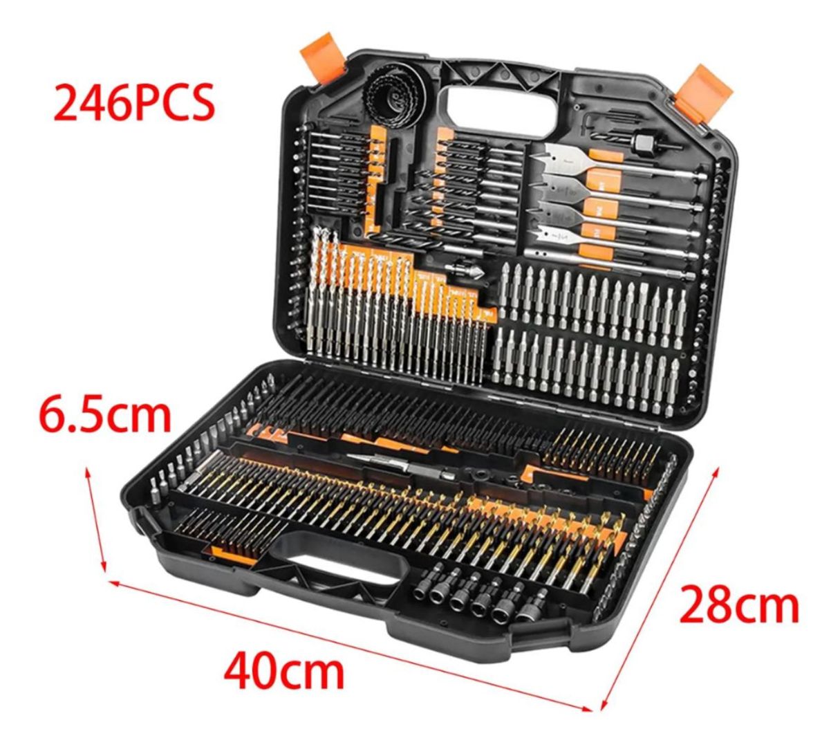 Kit juego brocas 246pcs MR-3