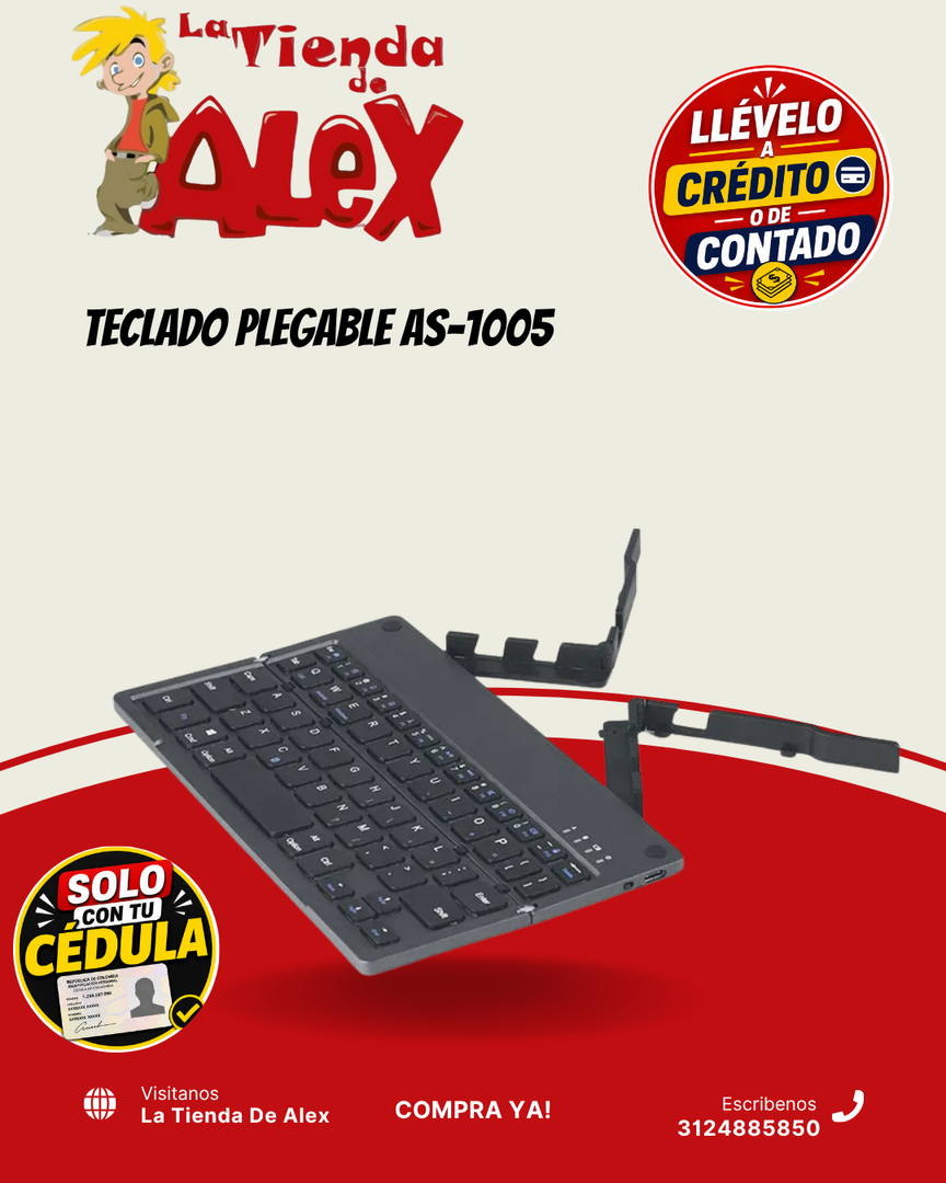 TECLADO PLEGABLE AS-1005