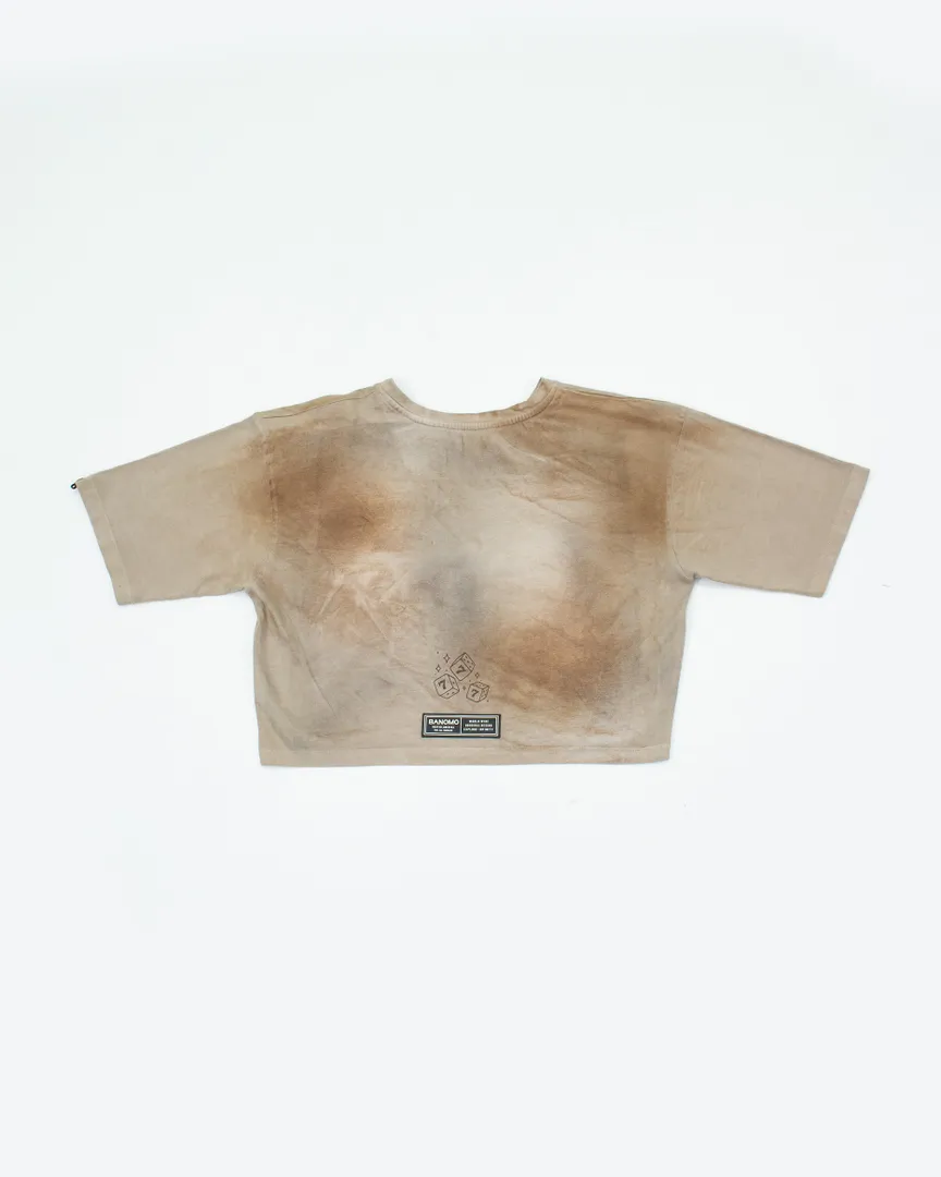 crop top mujer beish good luck collection 
