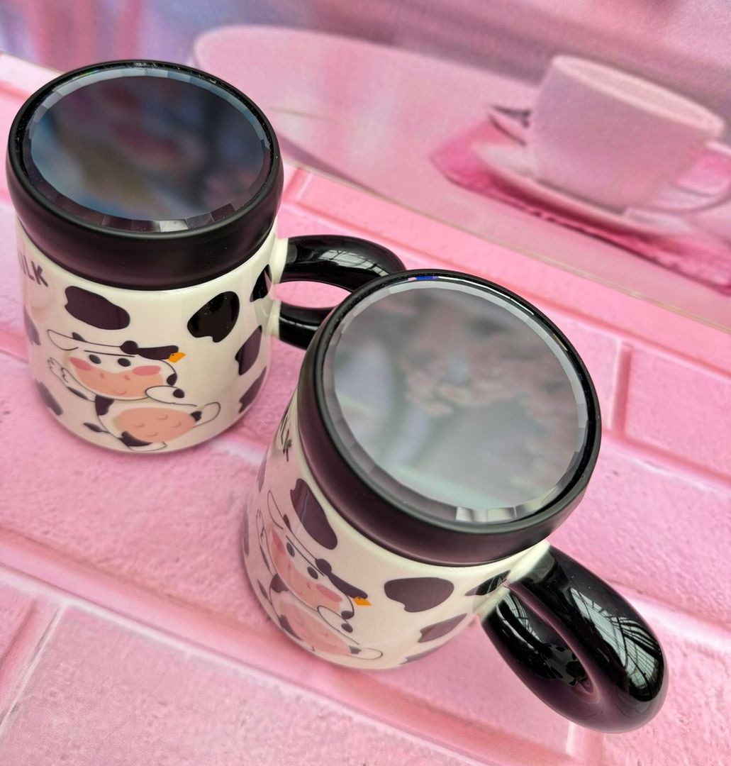 Mug espejo vaquita 