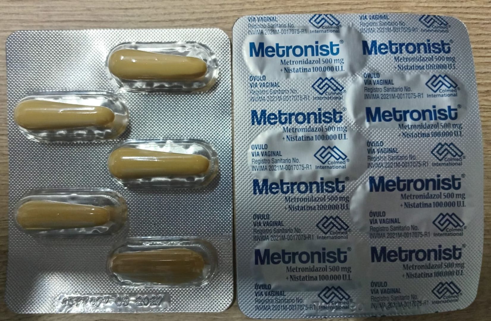 METRONIST SOB X 5 OVULOS