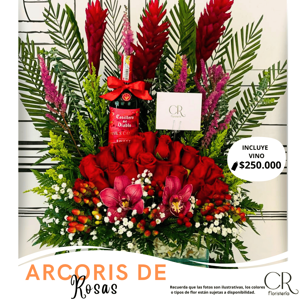 Arcoíris de Rosas