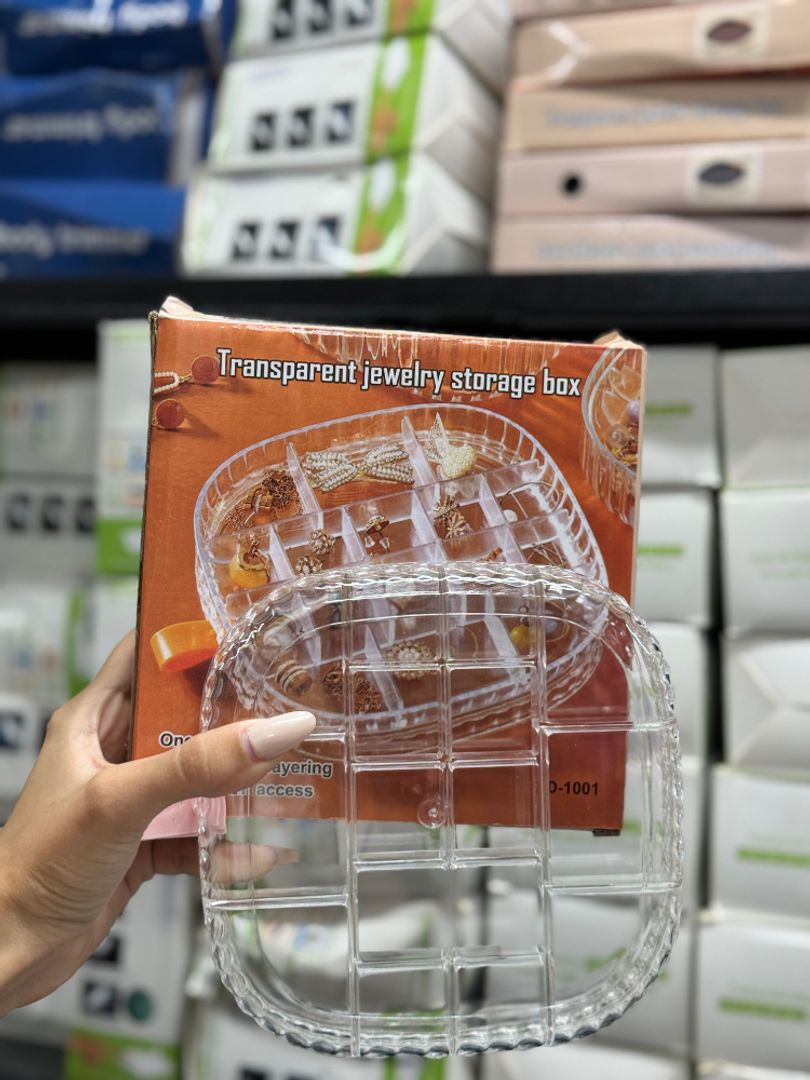 Organizador Acrílico Transparente para Joyas