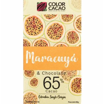 Imagen del producto COLOR CACAO 65% MARACUYA