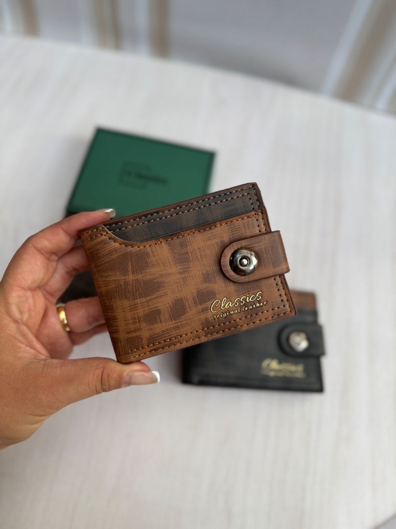 Billetera para hombre en caja 