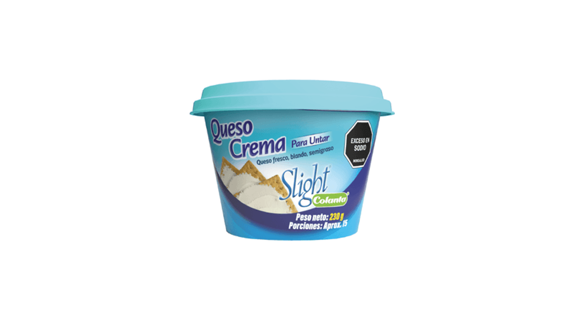 QUESO CREMA SLIGHT COLANTA*230G