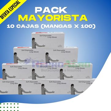 Imagen del producto PACK MAYORISTA 10 CAJAS DE MANGAS X 100