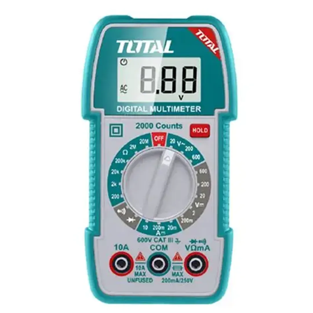 MULTIMETRO DIGITAL 2000 CUENTAS 600V
