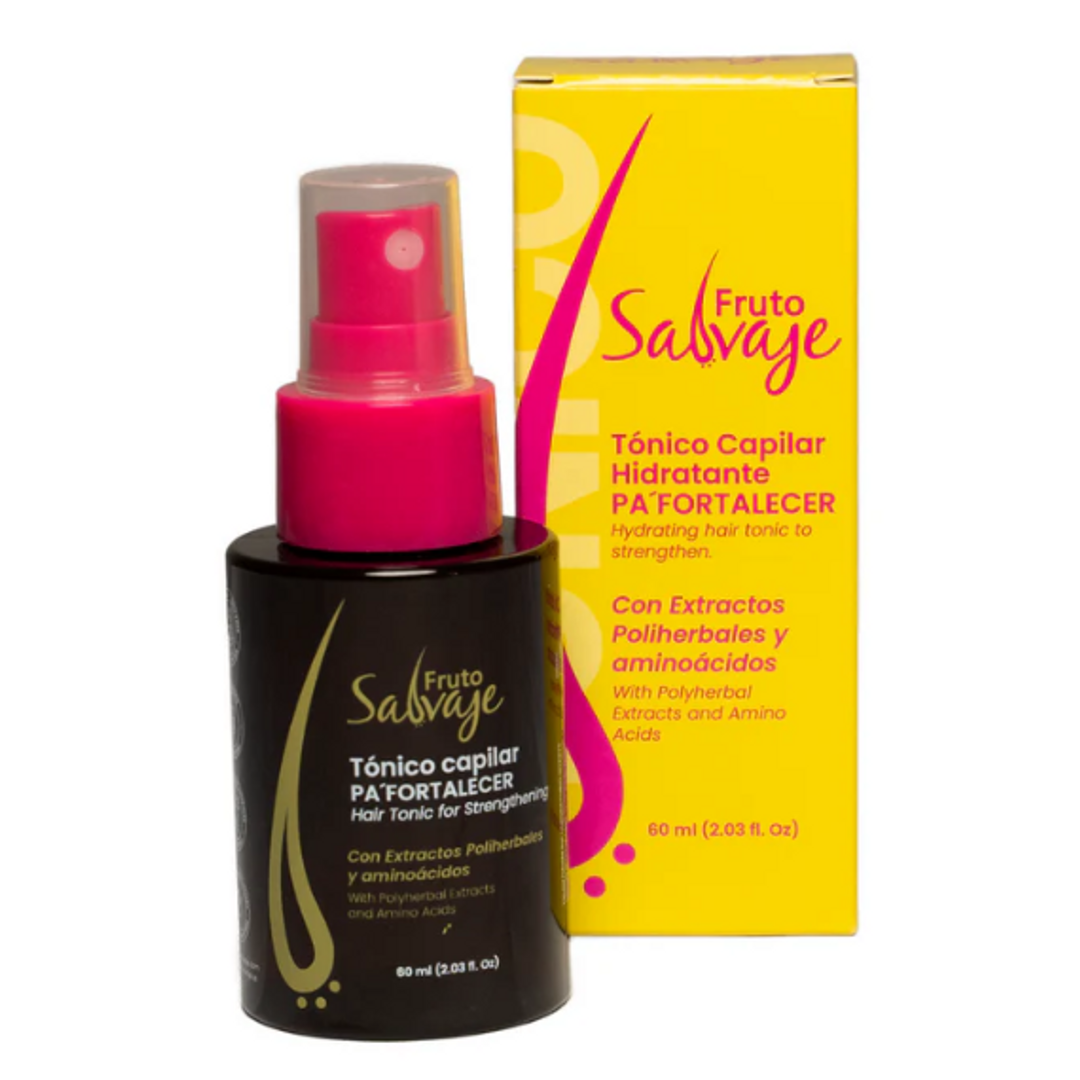TÓNICO CAPILAR HIDRATANTE PA’ FORTALECER FRUTO SALVAJE