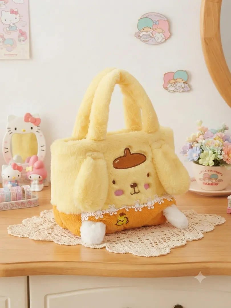 Bolso en felpa Sanrio 