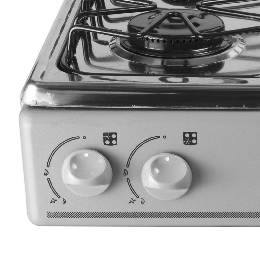 ESTUFA ABBA X4GP TORRE INOX GRIS ST4005 Q/LAMINA