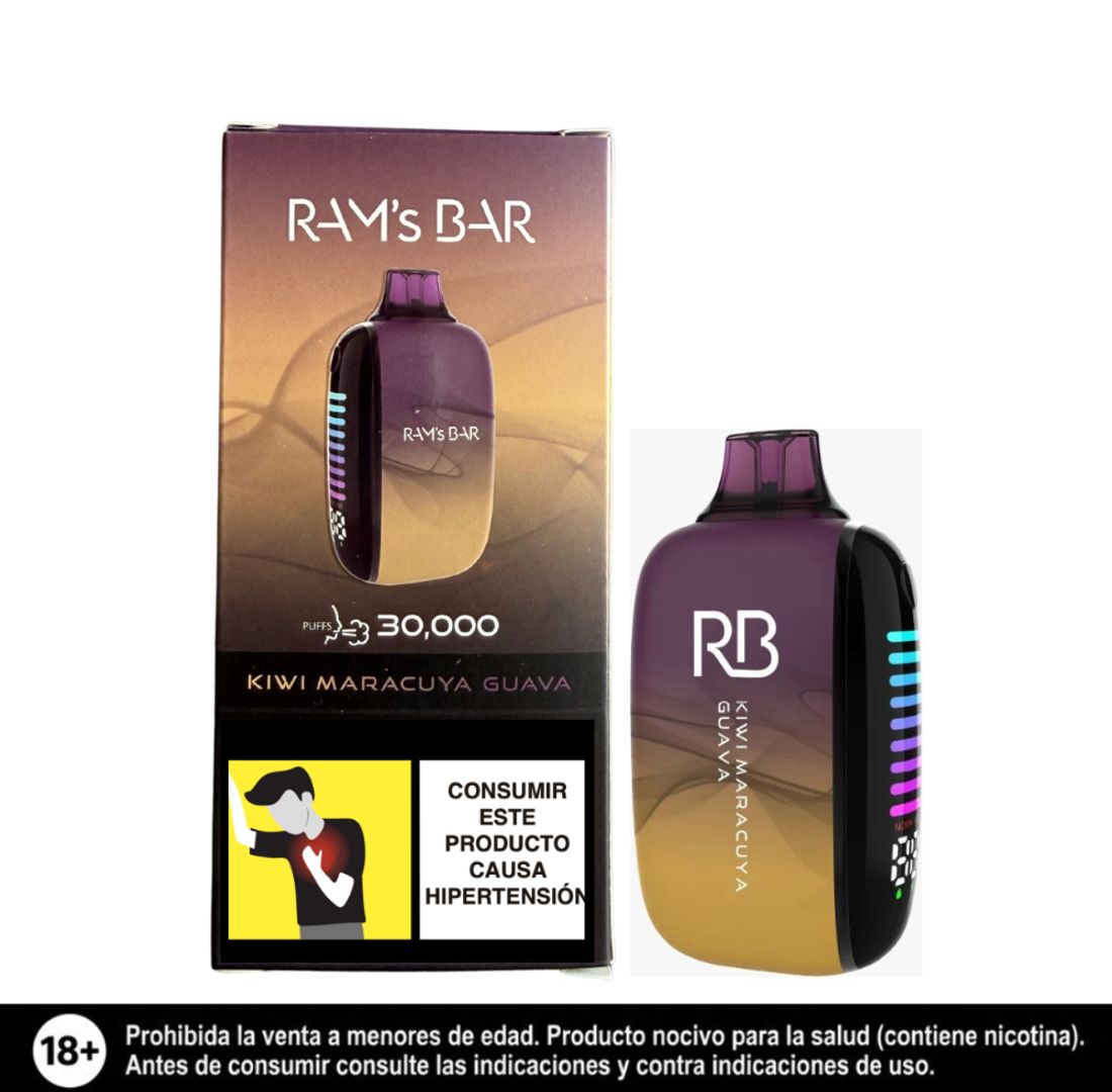 Rams Bar Kiwi Maracuya Guava 30.000 Puffs