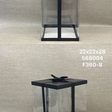Imagen del producto CAJA ACETATO NEGRA  22X22