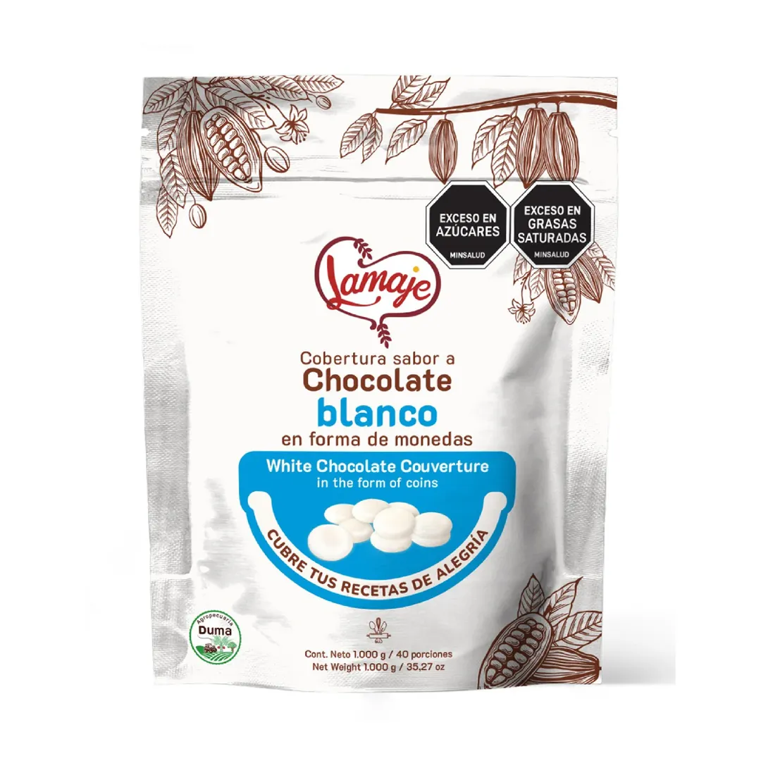 COBERTURA MONEDAS LAMAJE BLANCA*1000G