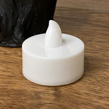 Imagen del producto Vela Blanca Decorativa de Pilas 