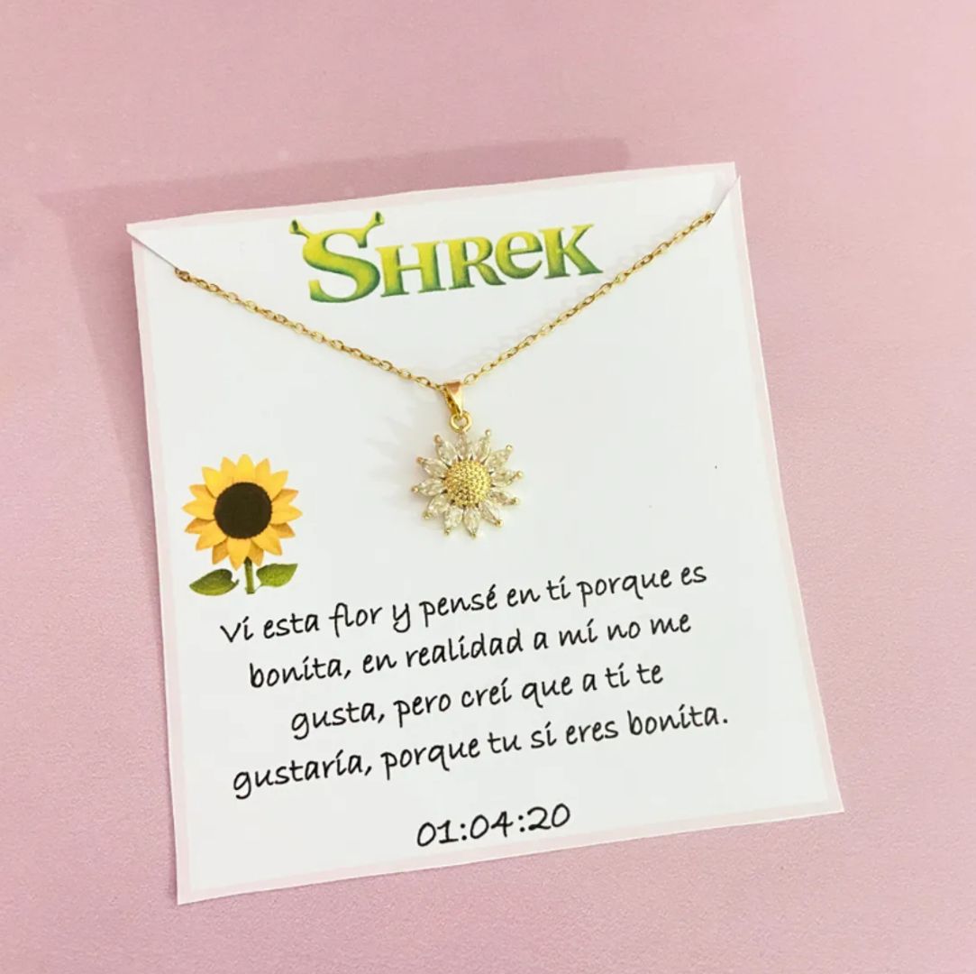  CADENITA FLOR TRANSPARENTE