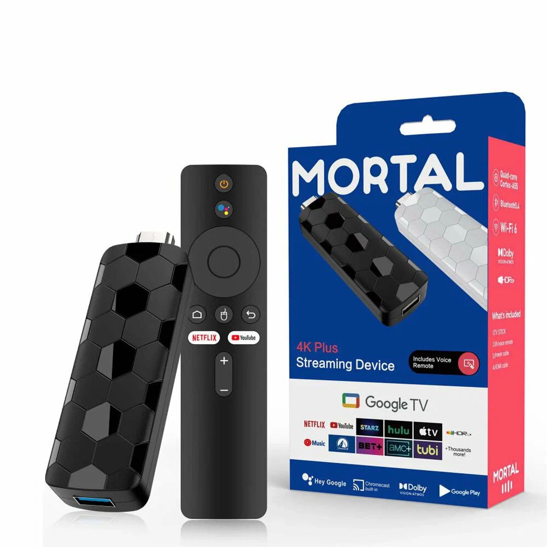 TV STICK BOX MORTAL R3 4K PLUS STREAMING 