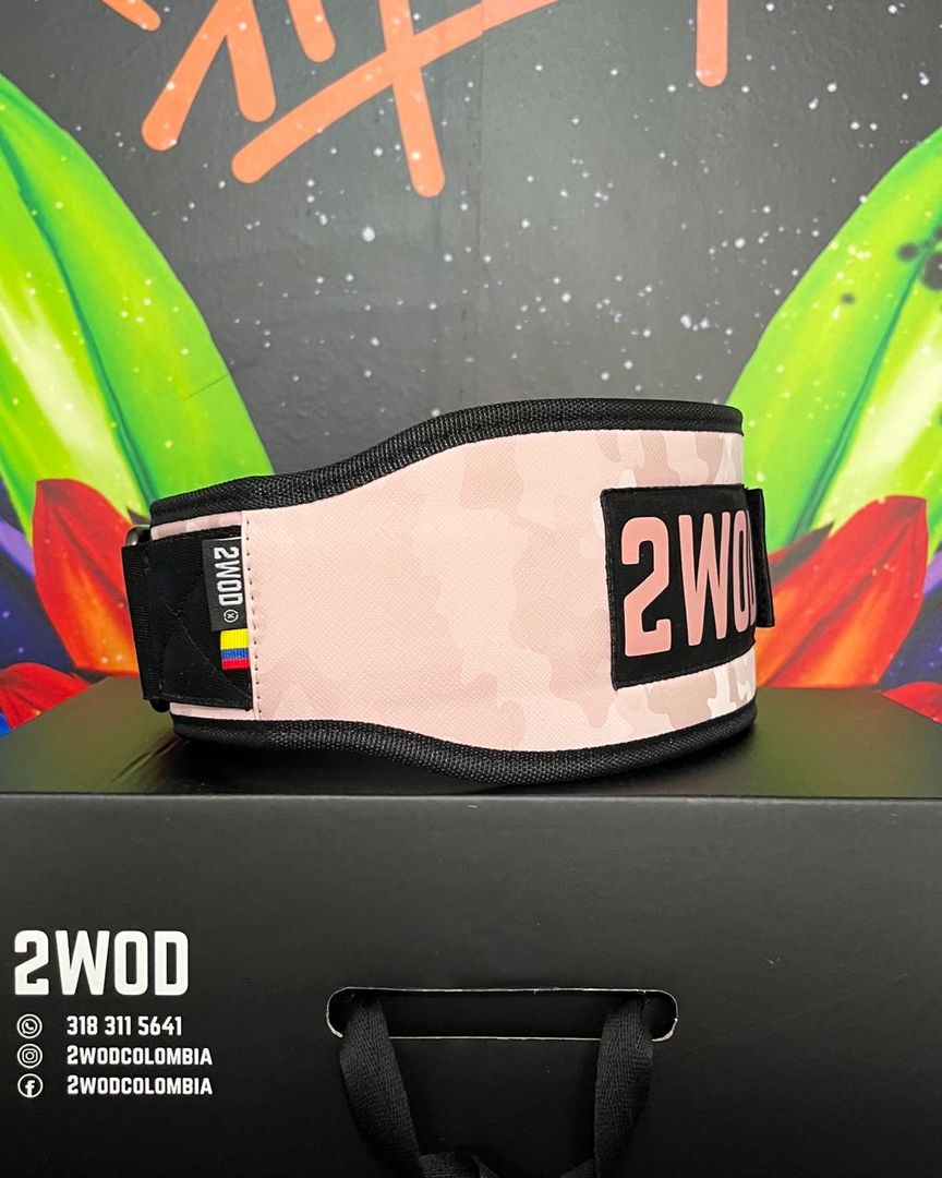  CINTURÓN  CAMO ROSA