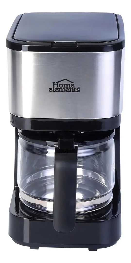 CAFETERA HOME ELEMENTS 6 TAZAS JARRA DE VIDRIO