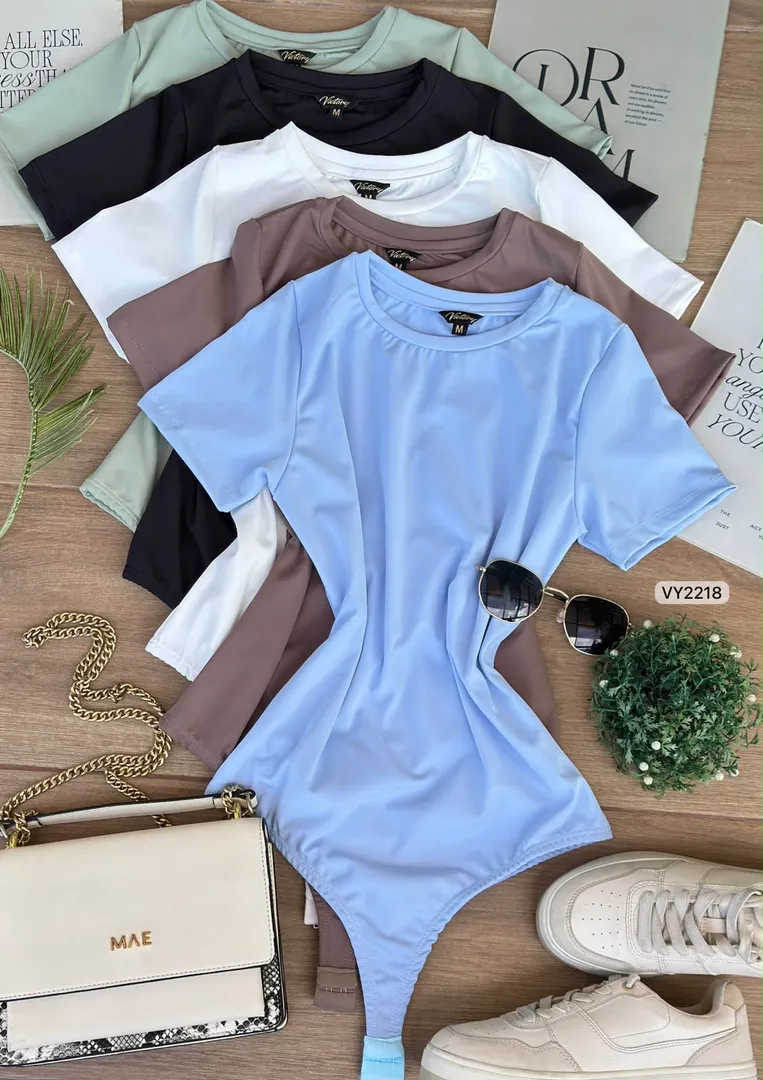 BODY MANGA CORTA CUELLO REDONDO VY2218