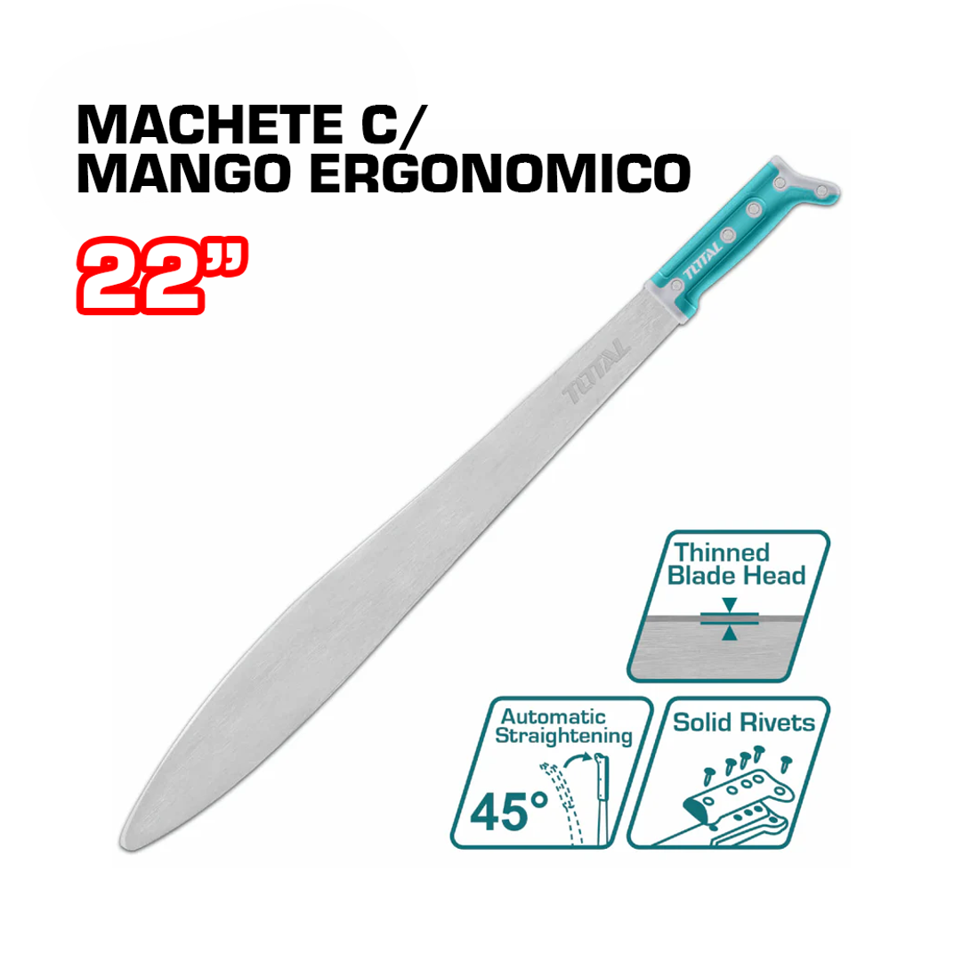 MACHETE 22” CAGUAYANO DOBLE FILO