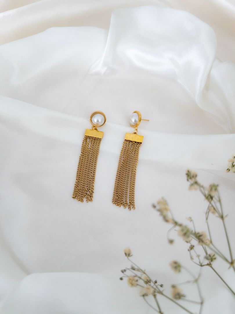 ARETE CORTINA CON PERLA