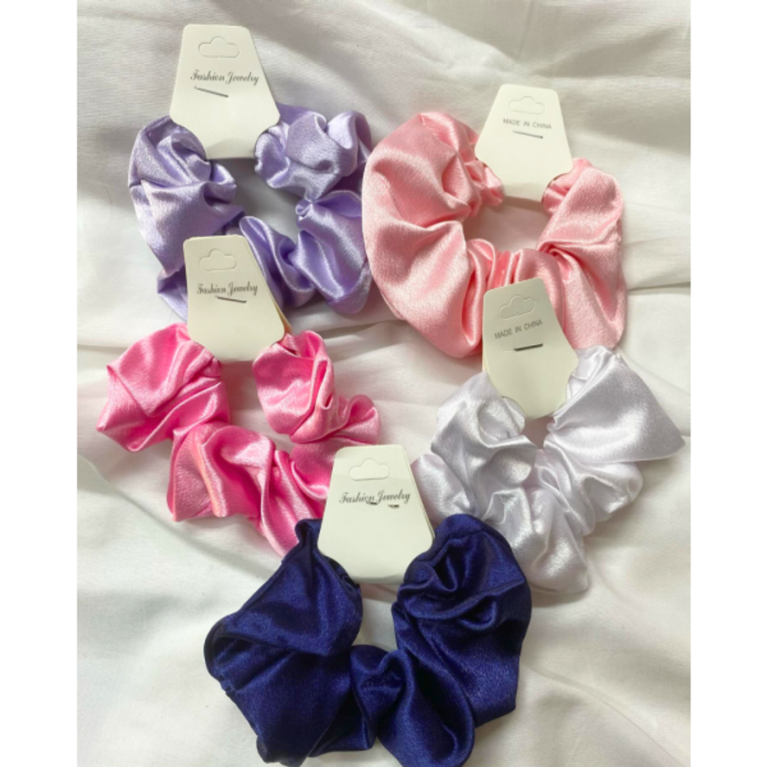 Scrunchies satin colores nuevos