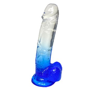 Dildo realista traslucido  - imagen 1
