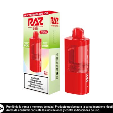 Imagen del producto Raz Pod Watermelon Ice 50.000 Puffs
