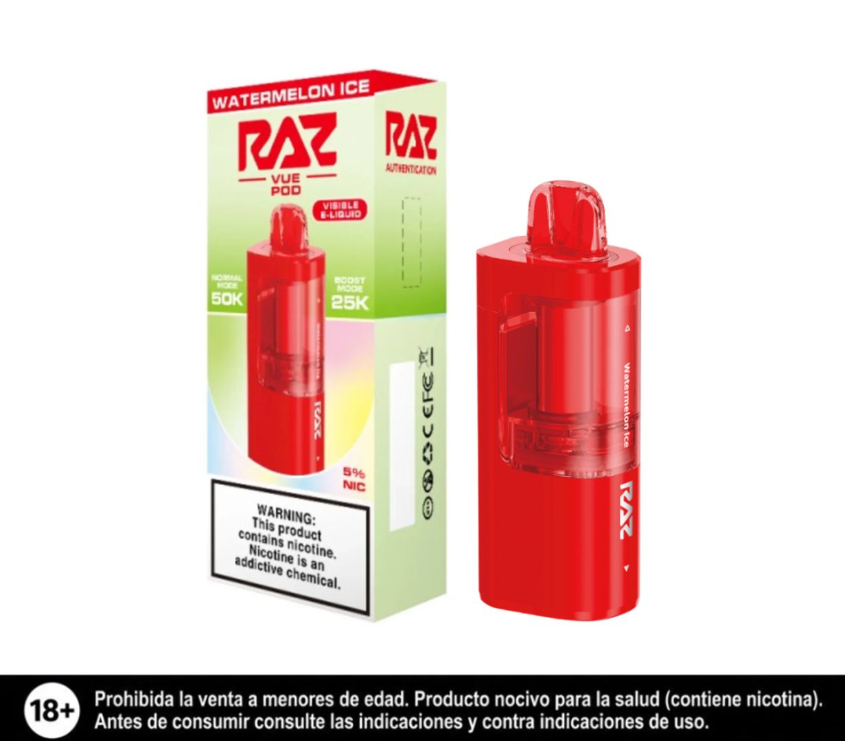 Raz Pod Watermelon Ice 50.000 Puffs