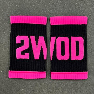 Imagen del producto NEW MUÑEQUERAS DE SUDOR NEGRO FUCSIA 