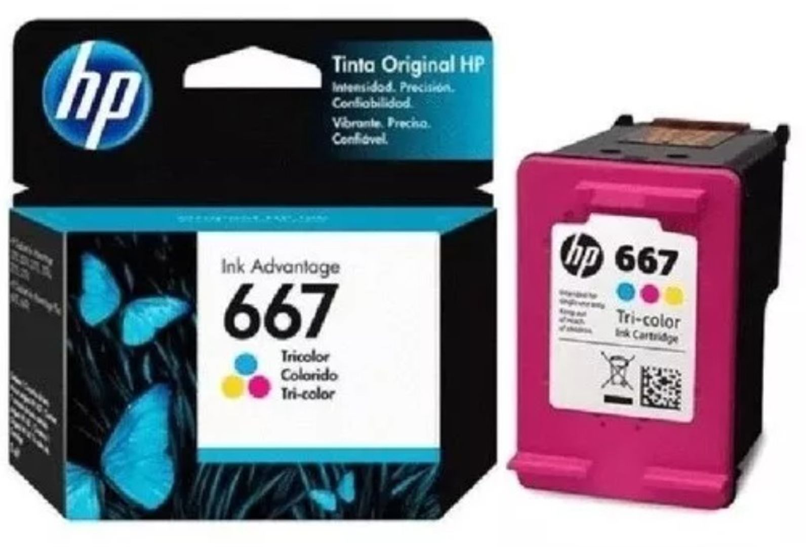 Cartucho HP 667 Color