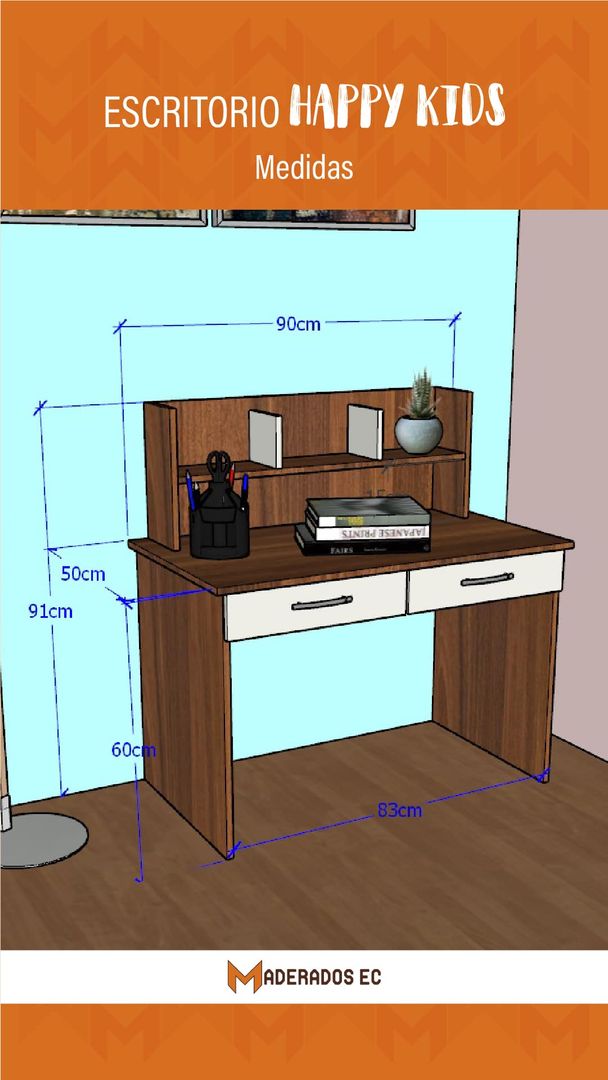 Escritorio - modelo Happy Kids
