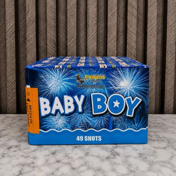 TORTA BABY BOY BABY GIRL 49 TIROS EN RÁFAGA  - imagen 1