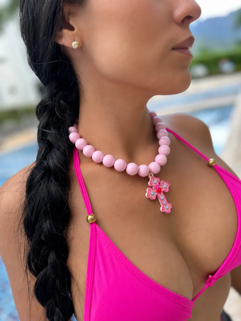 Collar abaco #17 con dije 