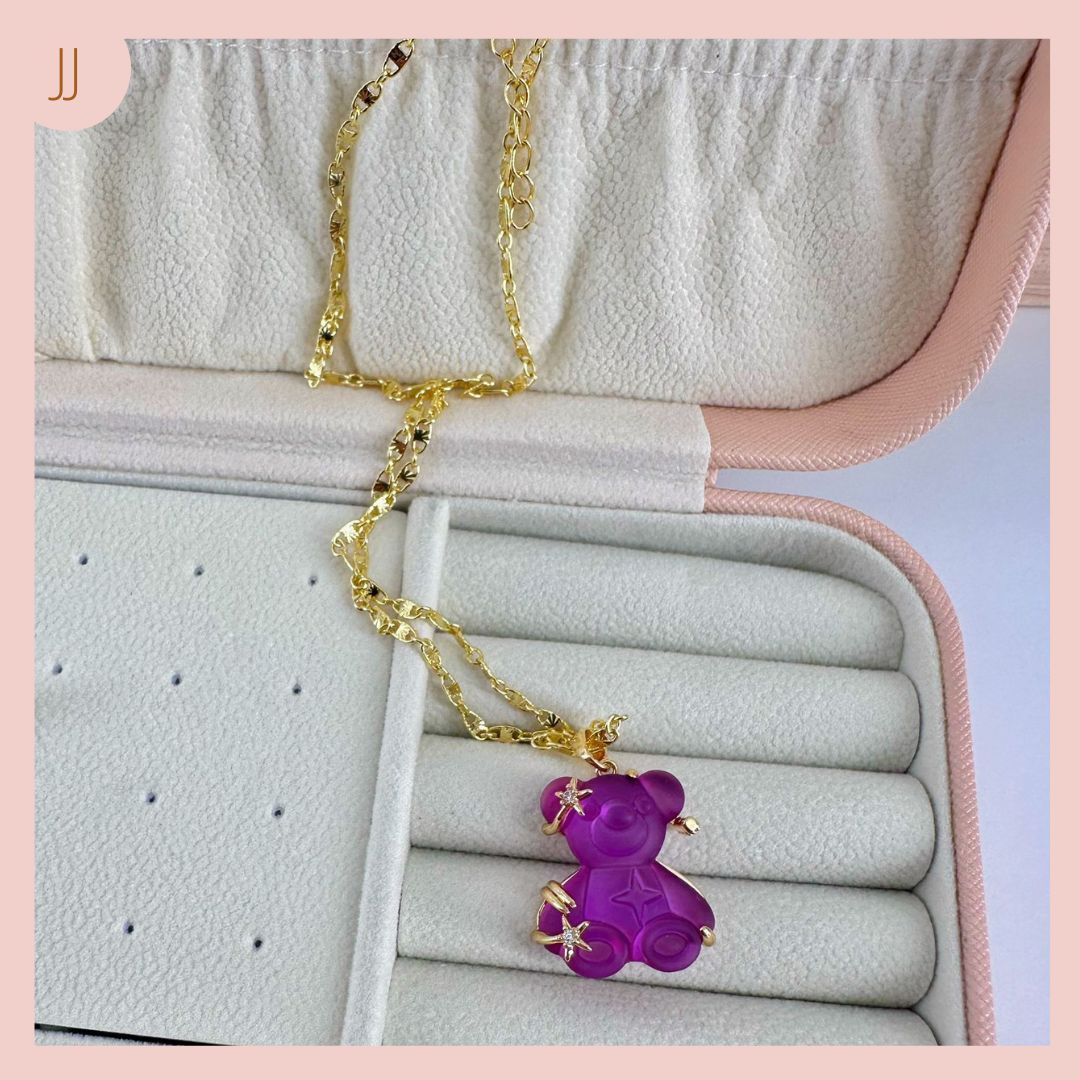 Cadena Dije Osito Tedy Colores